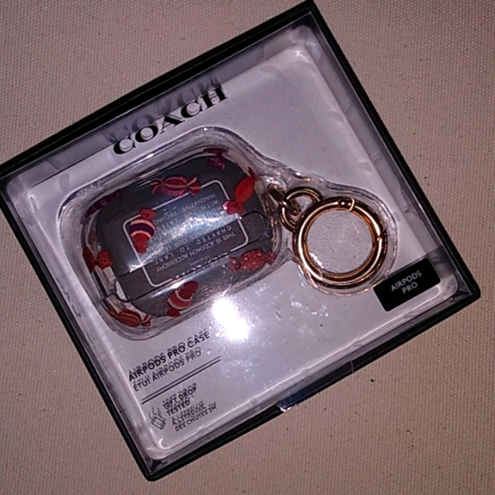 NIB LIMITED EDITION COACH "CANDY" AIR POD PRO CASE